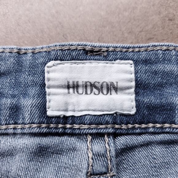 Hudson Jeans Womens 10 Medium Wash Blue Straight Leg Stretch Trendy - Picture 10 of 13